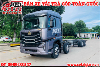 Xe Tải Howo Max 4 Chân 17T99 Nhập Khẩu, Thùng Dài 9.7M | Xe Tải 4 Chân Howo Max  Đầu Cao 2 Giường